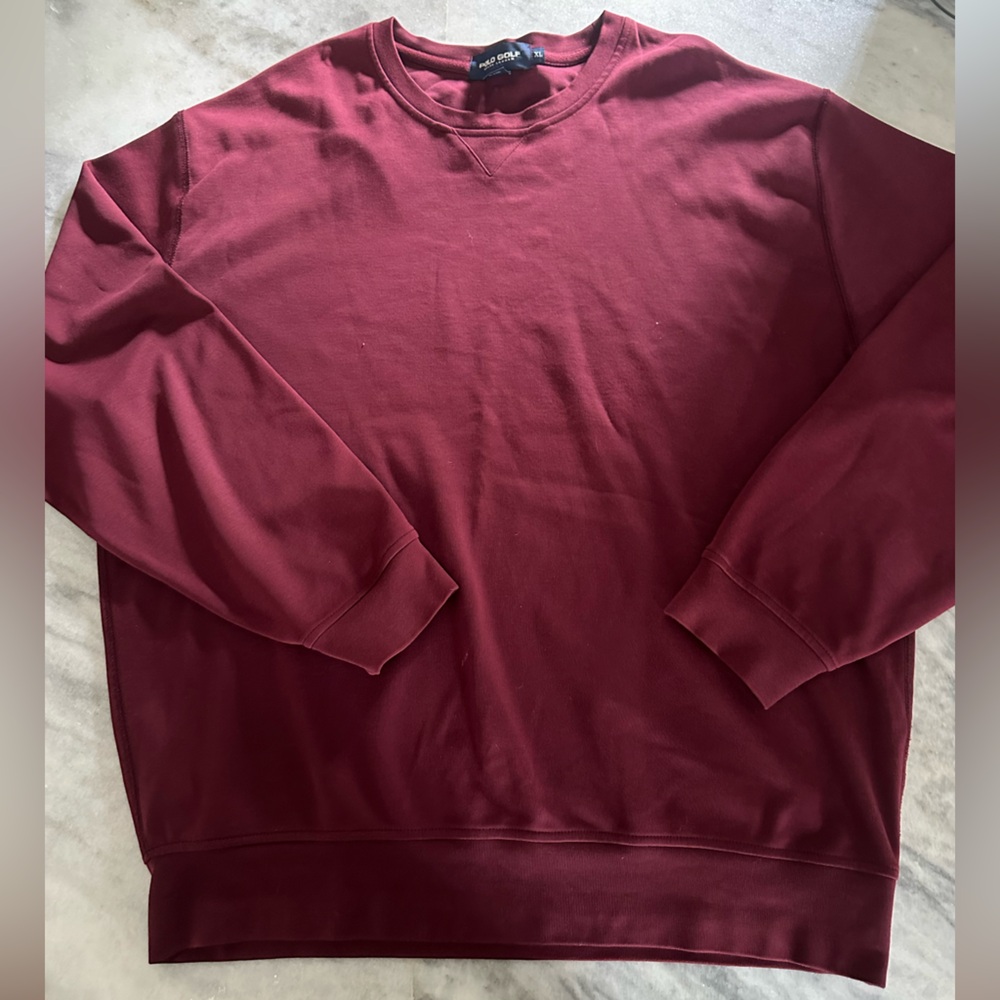 Ralph Lauren Polo Golf Maroon Crewneck
